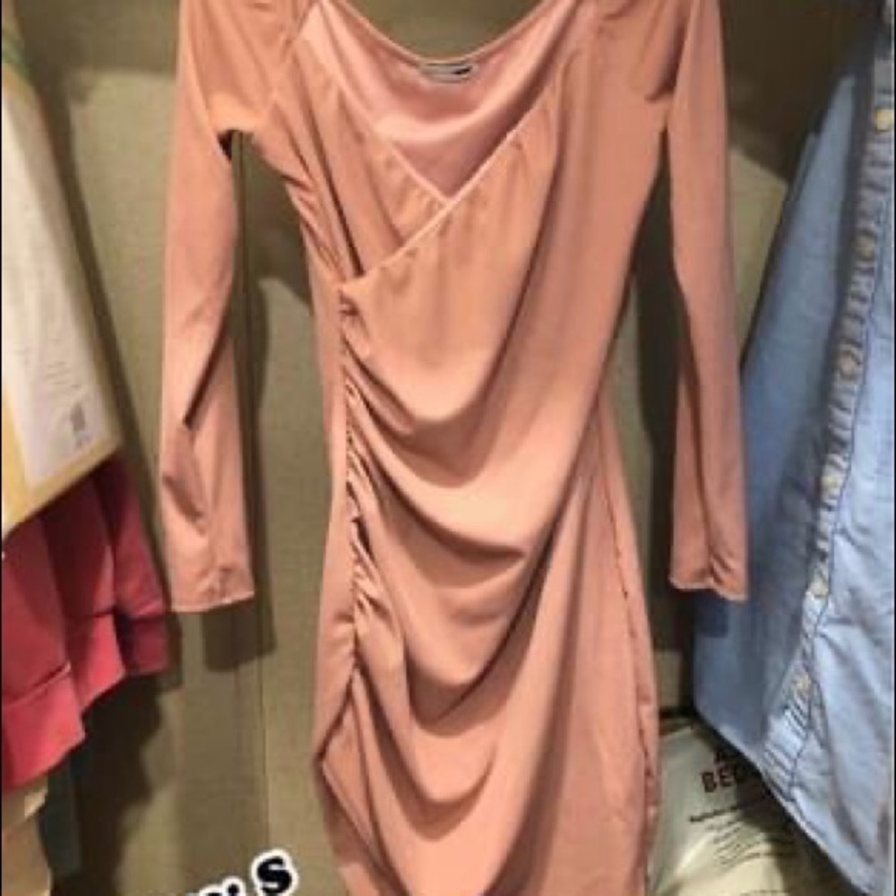 Fashion Nova Craving You Off Shoulder Dress - Pink